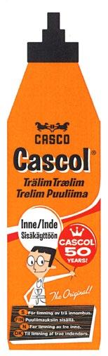 Casco introduserer det vanntynnete kontaktlimet Kontaktlim V. Samtidig kommer også det første harpiksbaserte epoxylimet Cascofen Epoxy Resin, som var utviklet for forbrukermarkedet.
