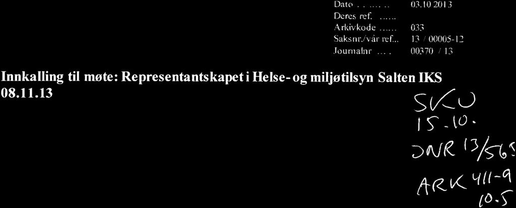 Helse- og miljotilsyn Sahen IKS Med