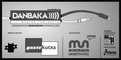 Eibarko hiru talde egongo dira gutxienez: Flipin Folk, Norman eta Ni_neu; baina beste batek lagundu diezaieke, Hikarak, jendeak bere botoekin horrela erabakiz gero.