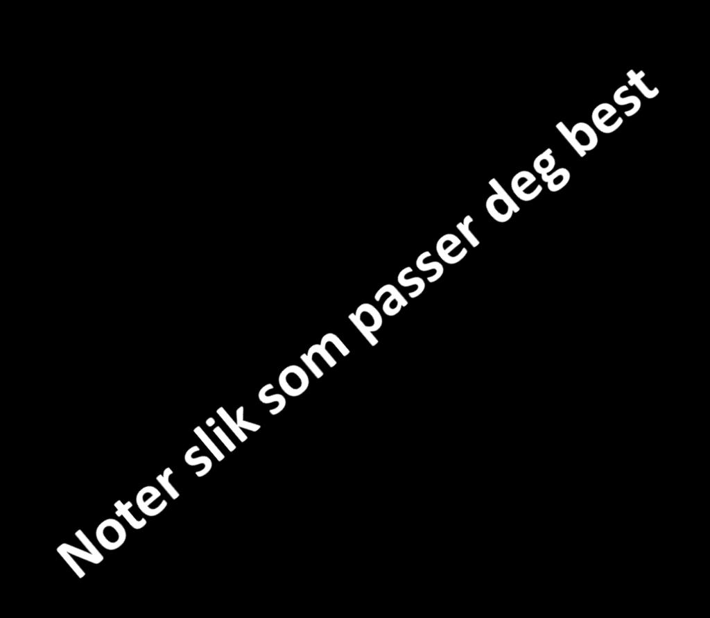 Hvordan notere? Leseteknikk 1. Bruk A4-ark Da har du riktelig med plass 2. Skriv tydelig Husk at du skal bruke notatene til repetisjon 3.