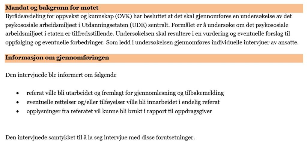 (kontradiksjon). Alle referater er godkjent.