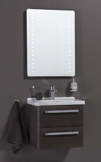 BirthDay LED-speil To rekker med kraftige varmhvite LEDpunkter sørger for en dekorativ og stemnings full belysning.