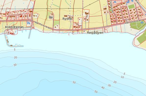 Molo Reipå Datarapport - Grunnundersøkelser multiconsult.no 3 Grunnforhold Tidligere undersøkt området Oppdrag 711282 Ca. plassering undersøkt området Figur 1 - området 3.