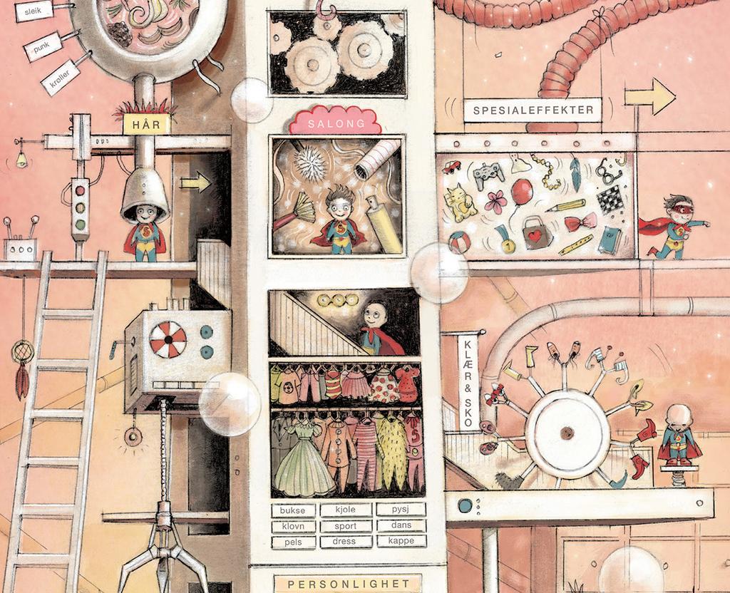 Den magiske dukkefabrikken Skrevet av: Hanne Buch Illustrert av: Camilla Billett Format: 21