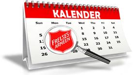 Kalender Frelsesarmeen Stavanger desember 2017 - januar 2018 Uke 48 Mandag 27. november kl. 17.00 Kongsgata øver kl. 19.30 Hornorkesteret øver Tirsdag 28. november kl. 11.