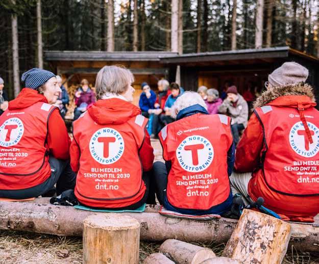 NÆRTURGRUPPER Foto: Eivind Haugstad Kleiven Sosiale hverdagsturer på faste ukedager gjør det enkelt å komme seg ut!