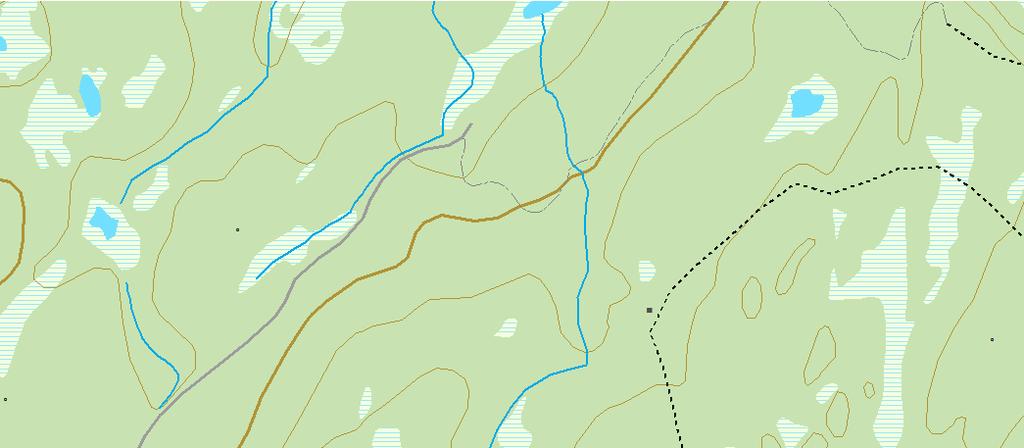 Tidligere registreringer Målestokk 1:12 000 Kartgrunnlag N50 Ekvidistanse 20m Produsert 01.