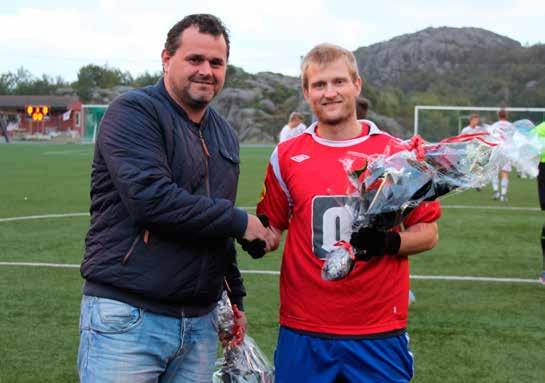 Da Asbjørn Larshus Larsen entret banen i forrige serierunde mot Buøy, var det for 300 gang i Eigerdrakta. Kun 15 spillere har gjort det før ham i løpet av klubbens 56-årige eksistens.