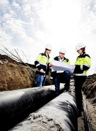 Lyse Neo Distribusjon og salg av varme, kjøling, naturgass og biogass Leverer 80-90 GWh fjernvarme fra Forusnettet. (Forus og Jåttåvågen) Utvidelse til Sandnes sentrum vil gi ca.