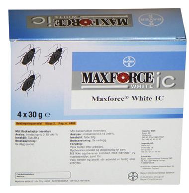 18900-30 Maxforce White Bruksklar pasta mot kakerlakker.