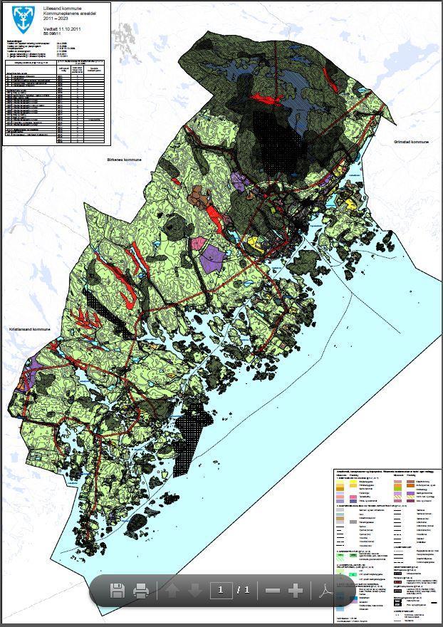 Kommuneplanens arealdel Arealplan for hele kommunen # Skal omfatte: Plankart.