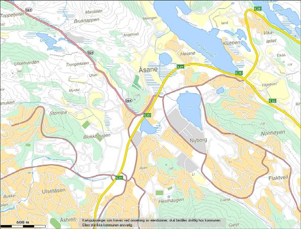 Landskap og naturgeografi 3 FORVATN LANDSKAP OG NATURGEOGRAFI 3.1 Lokalisering, planstatus og aktuelle tiltak Tiltaksområdet ligger på Nyborg, sentralt i Åsane, ca 12 km nord for Bergen sentrum (Fig.
