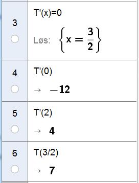 Vi legger figuren inn i et koordinatsystem, slik at A ligger i origo og B på positiv x-akse.