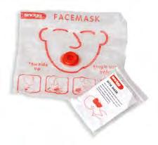 Ambu ResCue maske En transparent maske med O2 ventil som sikrer god kontakt med pasientens ansikt ved
