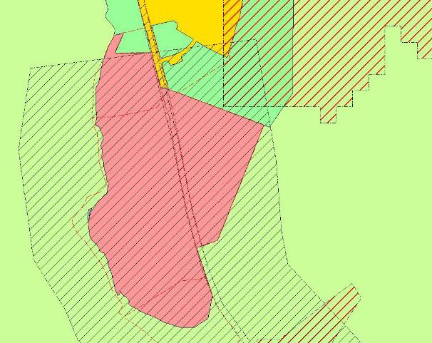 Side 3 av 7 Figur 2: Utsnitt fra kommuneplanens arealdels høringsforslag, KPA 2016. s eiendom gnr.290, bnr. 112 er på 18.687m².