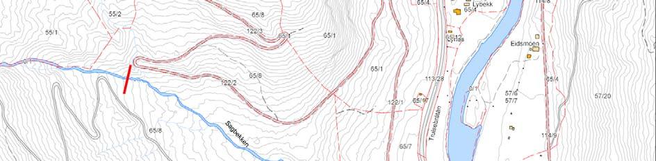 Lokalitet: Garthusbekken (Sagbekken) Kommune: Sør-Aurdal Dato: 1.9.2009 Undersøkt av: Geir Høitomt, Monica Trondhjem Beliggenhet: Garthusbekken renner ut i Begna fra vestsida, ca.