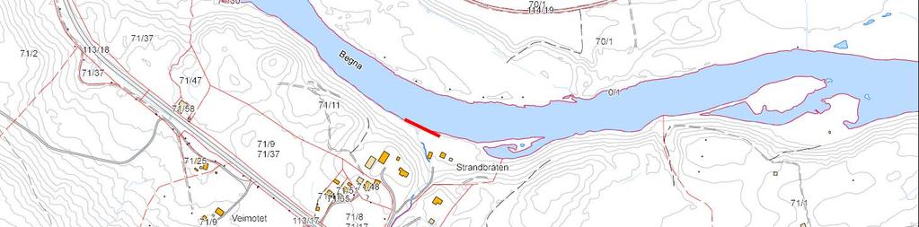 Lokalitet: Strandbråtabekken Kommune: Sør-Aurdal Dato: 17.9.2009 Undersøkt av: Geir Høitomt, Monica Trondhjem Beliggenhet: Strandbråtabekken renner ut i Begna fra vestsida, ca.