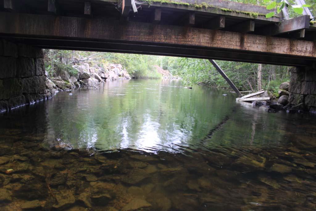 Gjerdingselva rett oppstrøms Harestuvatnet 3.9.2009.