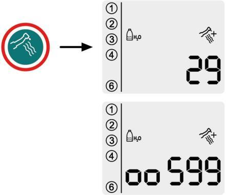 C) Utføring av syklus BIOSTER S: Start syklusen BIOSTER S ved å trykke kort for annen gang på knappen på tannlegens styrepanel. et lydsignal (1 PIPESIGNALER) bekrefter at syklusen har startet.