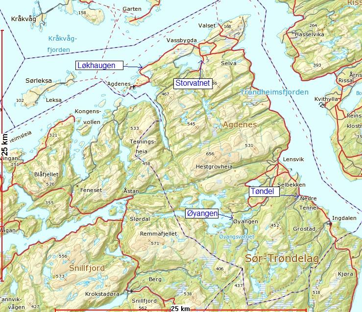 DEL 1: Forvaltningsplan for statlig sikra friluftslivsområder - FORSLAG Agdenes kommune for 2017-2020 Fakta om kommunen pr 01.07.