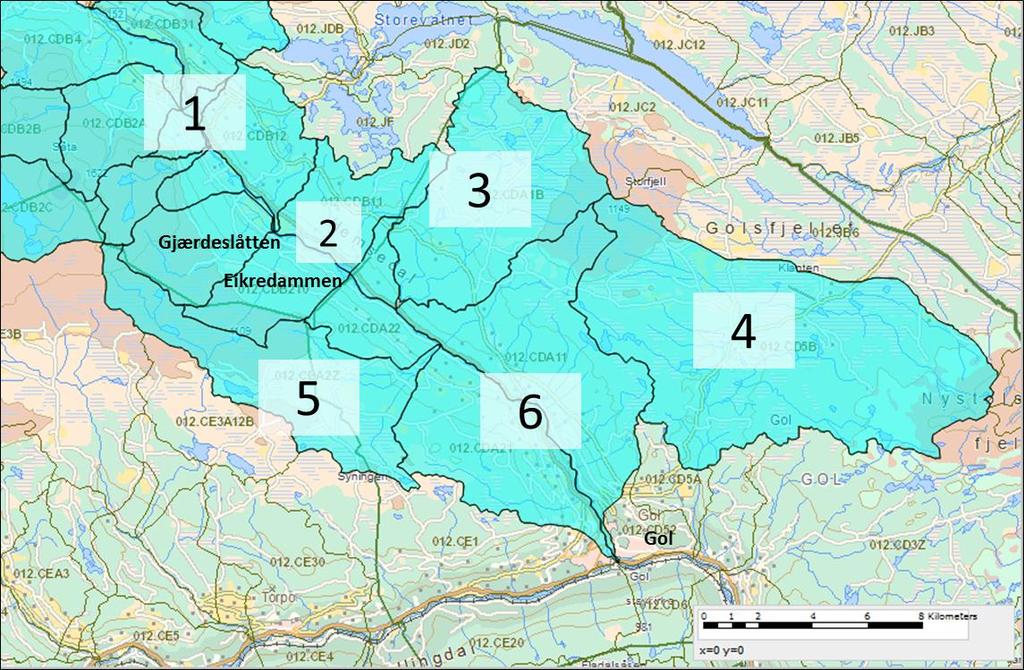 3. Hydrologi En egen hydrologirapport er utarbeidet. Dette kapittelet inneholder et utdrag fra denne rapporten. 3.1 