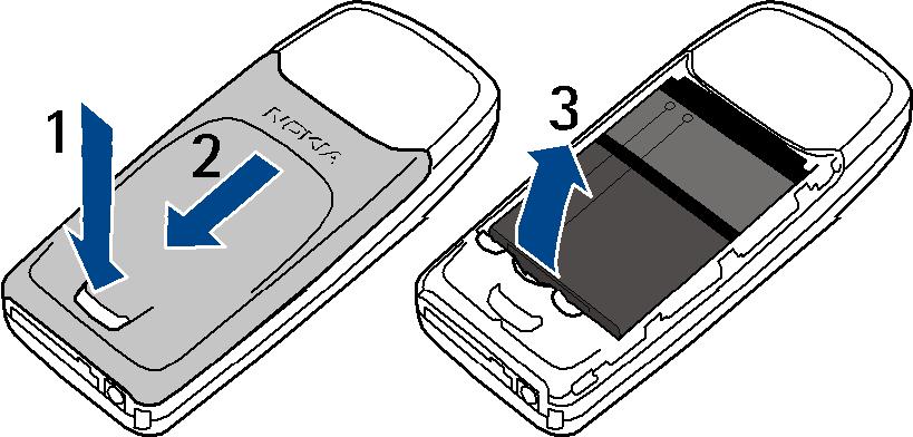 2. Komme i gang Installere SIM-kortet og batteriet Alle SIM-miniatyrkort må oppbevares utilgjengelig for små barn.