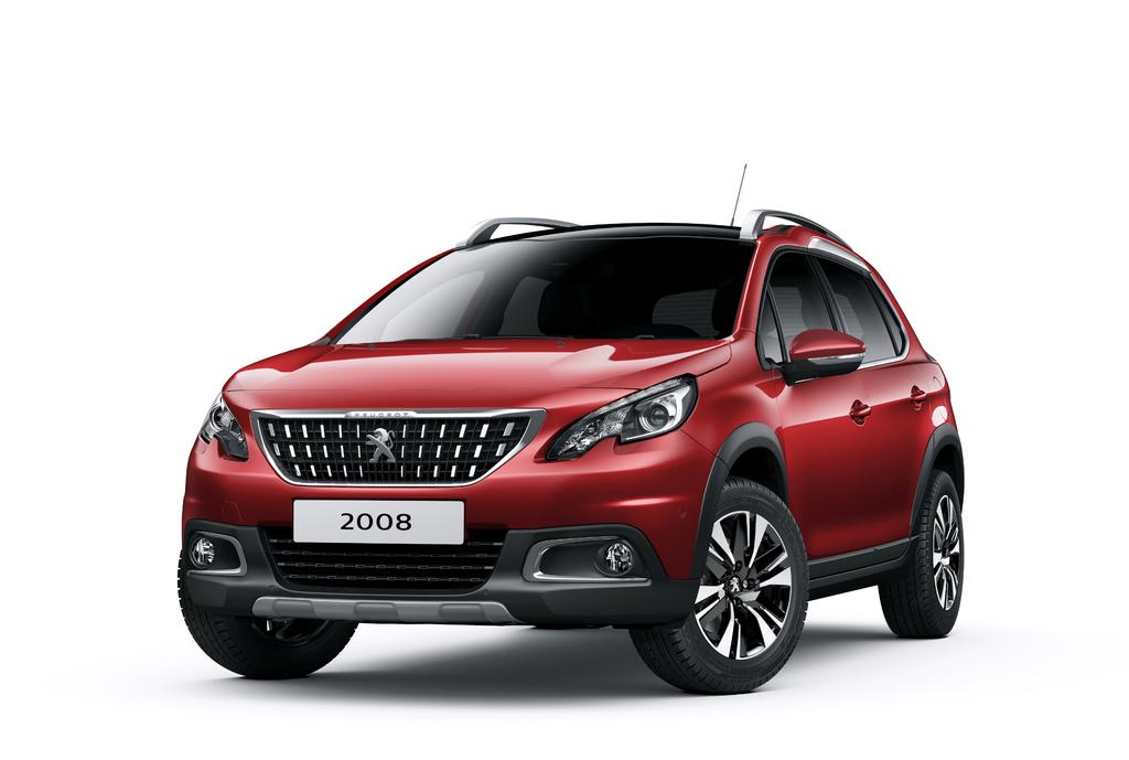 Nye PEUGEOT 2008 STANDARD- OG EKSTRAUTSTYR