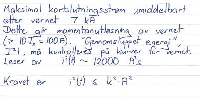 d) Kontroller om ledertverrsnittet du har valgt også er