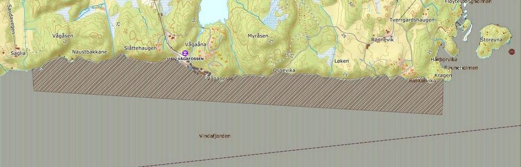 Det ligg fleire slike område langs fjorden (sjå Figur 1 under), og alle er registrert med verdi A svært viktig. Områda har fått denne verdien mellom anna fordi dei overlappar med gyteområde for torsk.