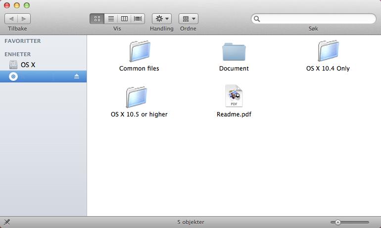 1 Sett inn DVD-ROM. 2 Dobbeltklikk på GEN_LIB-ikonet.