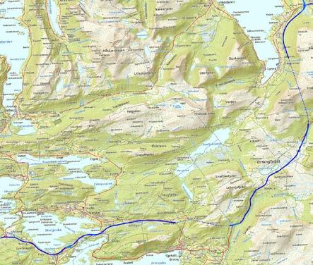 vidare som den beste representanten for eit konsept over Ørskogfjellet, og tilsvarar K2 i KVU E39 Ålesund-Bergsøy.