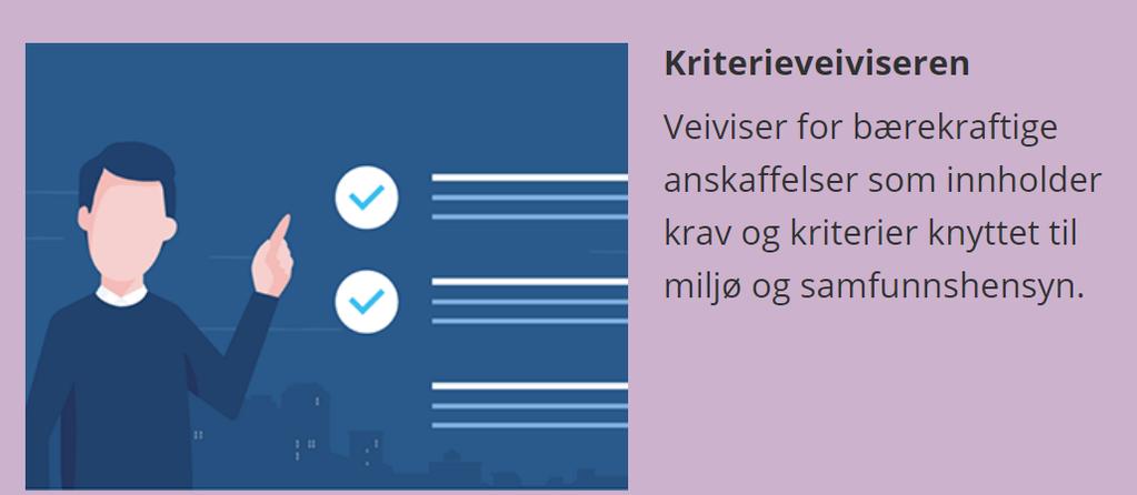 Bærekraftskriteriene publiseres i Difis