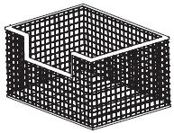 Side 8 av 10 Basket for stillas Lengde x bredde (m) Art. nr. Vekt i kg.