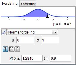 Oppgave (4 poeng) I en gruppe elever er høyden tilnærmet normalfordelt, med forventningsverdi og standardavvik. I denne fordelingen er 0 % av elevene lavere enn 7 cm og 0 % høyere enn 8 cm. a) Bestem.