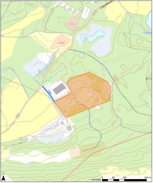 For det tilfellet at det ikke gis konsesjon til Lyse Fagrafjell og Fagrafjell transformatorstasjon, vil Statnett flytte ledningen tilbake til dagens trasé og fjerne den omlagte delen av ledningen.