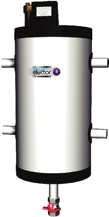7/10 Elector - for installasjon i bypass (systemvolum opp til 300 m³) Elector korrosjonsbeskyttelse for installasjon i bypass er laget for system som trenger korrosjonsbeskyttelse, men hvor
