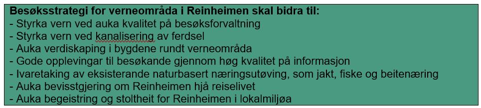 Bidrag frå ekserne på fugl og kulturminne samt eiga utarbeiding av reiselivskartlegging, reiselivsundersøking samt samanfatning av eksisterande dokumentert kunnskap, har danna kunnskapsgrunnlaget.