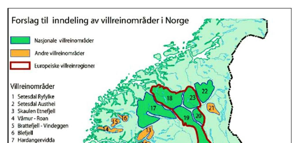 Lesja ligger i to villreinområder