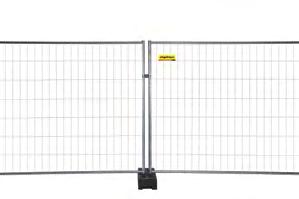 OSN Byggegjerde F2 Smartpanel - Art. nr. 1001 Standard byggegjerde med avrundet topp uten sveise-/skjøtepunkt.