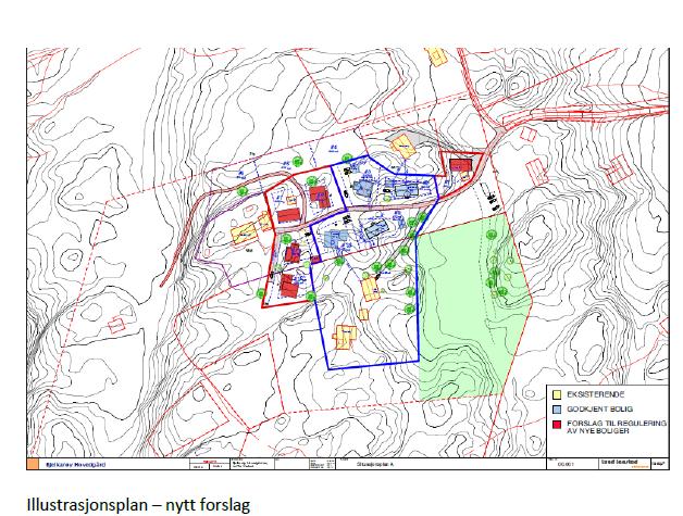 Det vert i denne saka søkt om å få starte opp arbeid med detaljreguleringsplan for å bygge fem nye bustadeiningar på gnr. 2 bnr. 7 og 8, som Bjelkarøy Hovedgård AS disponerer.