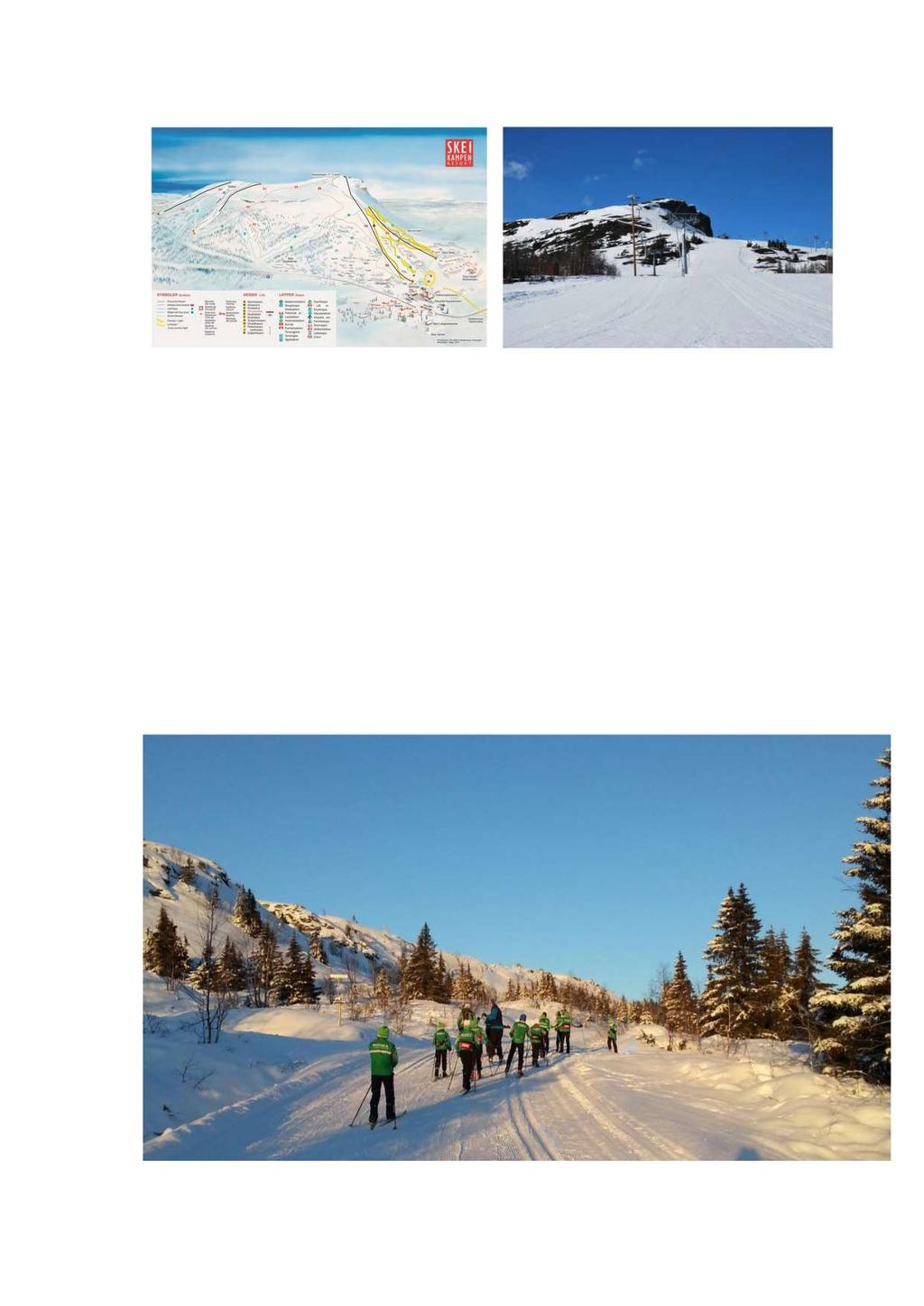 6 Dagens situasjon og konsekvenser av planforslaget Figur 6-27 : Alpinkart Skeikampen. Figur 6-28 : Foto fra nedre del av alpinbakken.