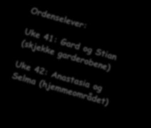 50 Musikk, Robert Språkfag Kroppsøving, Pål Matematikk, Pål 11.50-12.20 Lunsj 12.20-12.