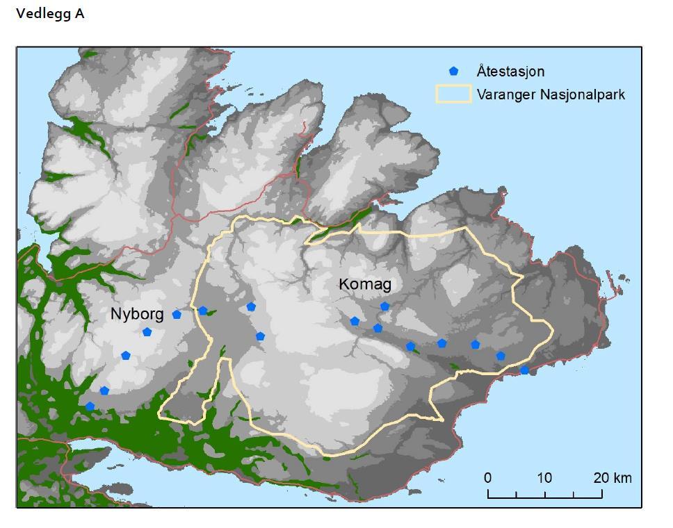 Naturmangfoldloven og verneforskrift Regelverket Søknaden er behandlet etter verneforskriften for Varangerhalvøya nasjonalpark og naturmangfoldloven (NML).