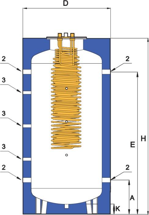 i stål med malt utside 2 lag isolering for både kjøling og varme 10 mm isolering 30 kg/m 3 med PVC overflate for kjøling λ = 0.0333 W/m C 40 mm isolering 18 kg/m 3 med PVC overflate for varme λ = 0.