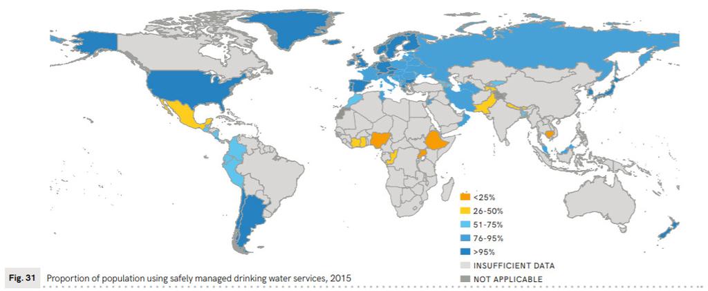 HAR VI NOK VANN? Kilde: Kirkens Nødhjelp, 2015 I Norge har vi masse rent vann, nok til hele verden. Slik er det ikke alle steder.