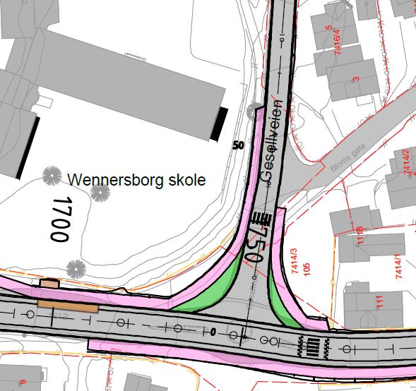 Ny plassering vil muliggjøre sentral betjening av Krona, Vestsiden skole, Kongsberg Vandrerhjem og de nye