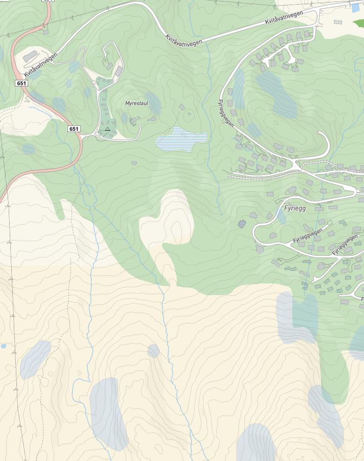 4. VIRKNINGER AV PLANEN Det vil bli utarbeidet en 3D-modell som synliggjør hvordan landskapsvirkningen av veger og bygningskropper vil bli som følge av planlagt utbygging God terrengtilpasning av