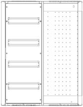 63A 3 x 12 36 Kabel Modulfelt Svakstrøm gjennomføring Bunn Topp Bunn Topp Ø 40/50mm 1 1 - - Ø 32/40mm 1 1 - - Ø 25 mm 2 1-1 Ø 20 mm 2 2 4 4 Ø 16 mm 8 8 12 11 3 rader med plass for 36 moduler og