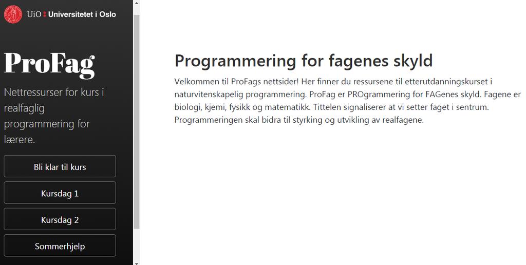 Kompetansespredning Programmering i Python Algoritmisk tenkning