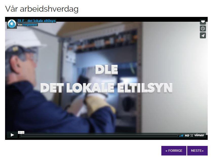 Vår arbeidshverdag Her er en video som viser litt om hvordan en vanlig arbeidsdag ser ut for